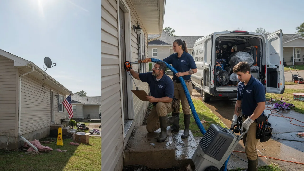 Ceiling Water Damage Restoration in Dunlow, WV near me